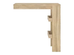 Mesa de bar de pared de roble Sonoma 102 x 45 x 103,5 cm Madera de ingeniería