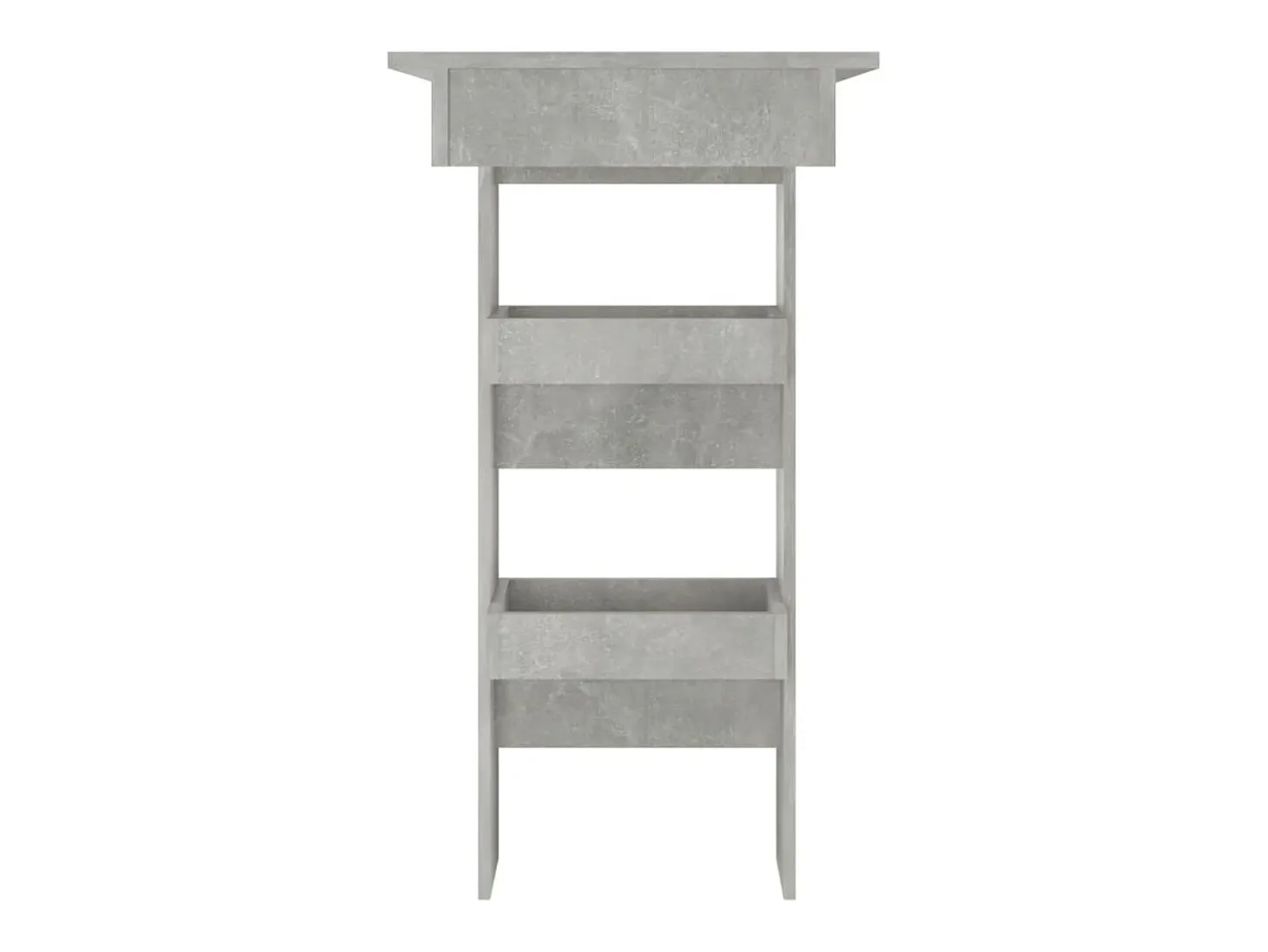 Mesa de bar de pared madera contrachapada gris 102x45x103,5cm ES834851