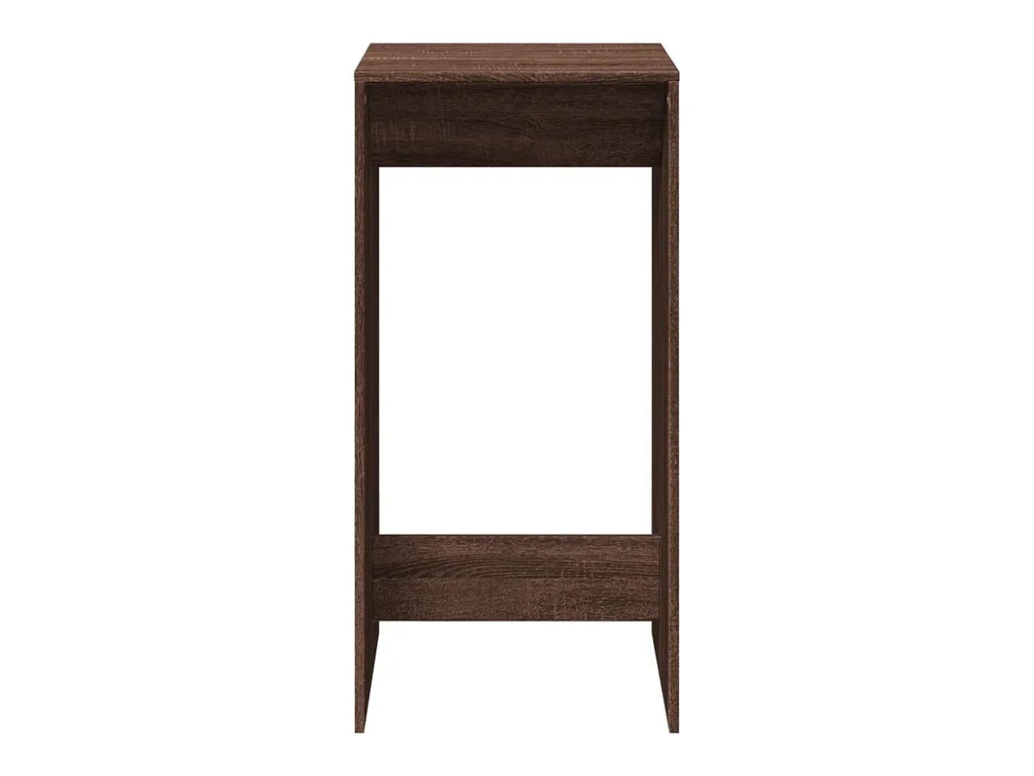 Mesa de bar de roble marrón 51x50x103,5 cm madera de ingeniería