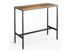 Mesa de bar madera antigua 120x50x105 fyrk