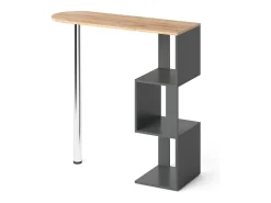 Mesa de bar roble dorado 113x39.8x111.8 vincent
