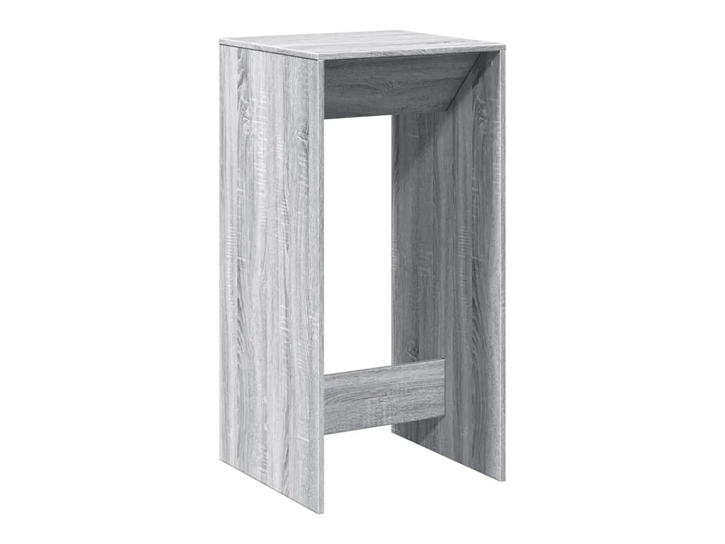 Mesa de bar Sonoma gris 51x50x103,5 cm madera de ingeniería
