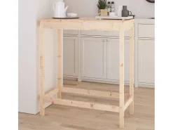 Mesa de bar 100x50x110 cm madera maciza de pino