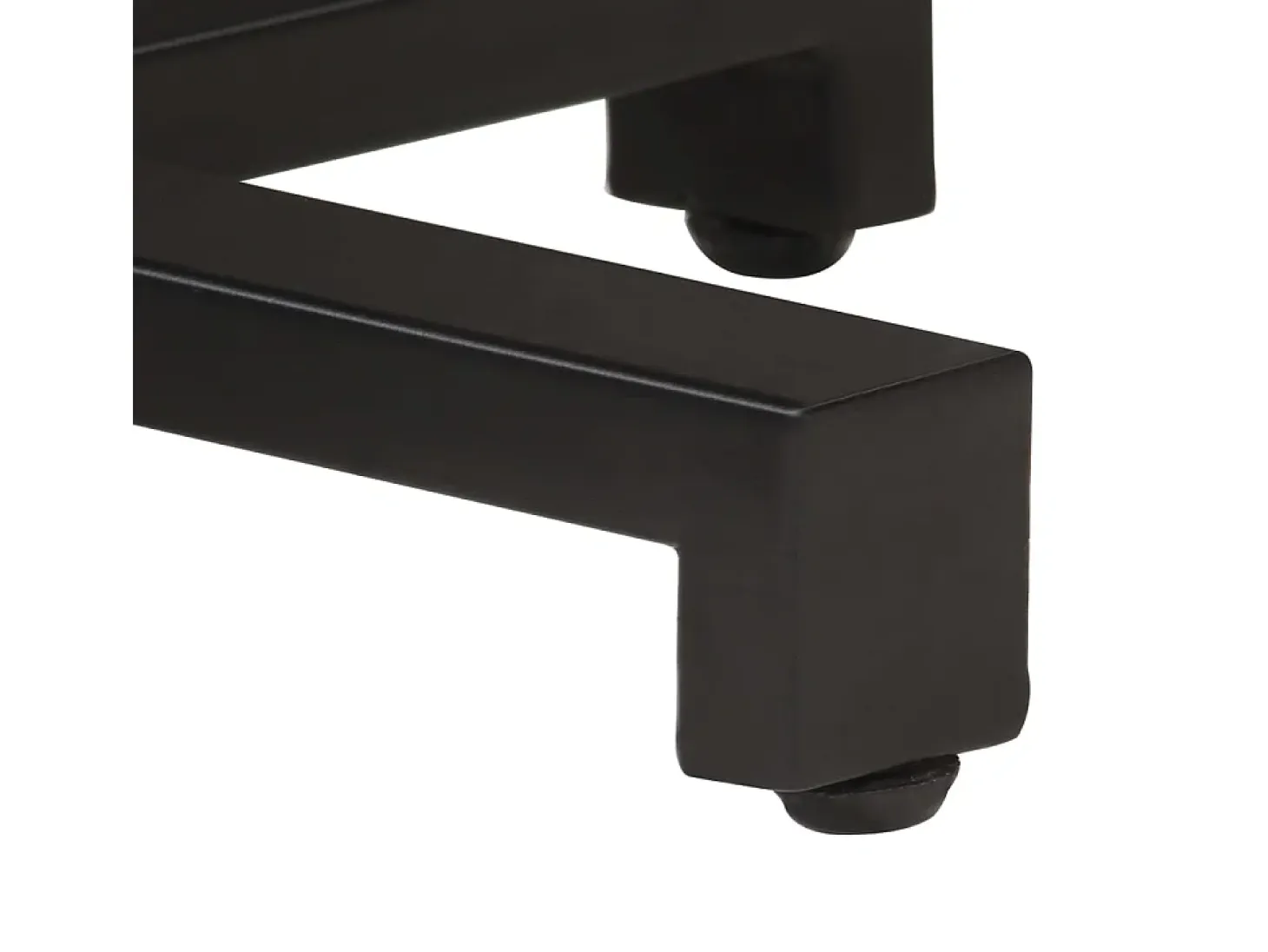 Mesa de bistró cuadrada madera de mango maciza 50x50x75 cm