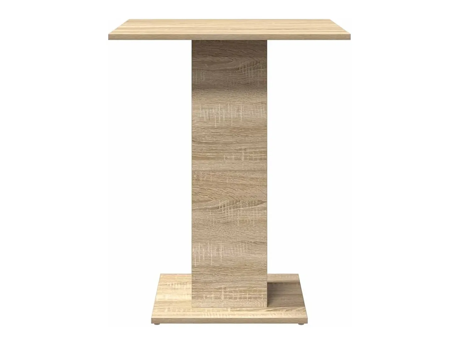 Mesa de bistró de roble Sonoma de 60 x 60 x 75 cm de madera de ingeniería