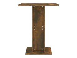 Mesa de bistró madera contrachapada roble ahumado 60x60x75 cm ES879396