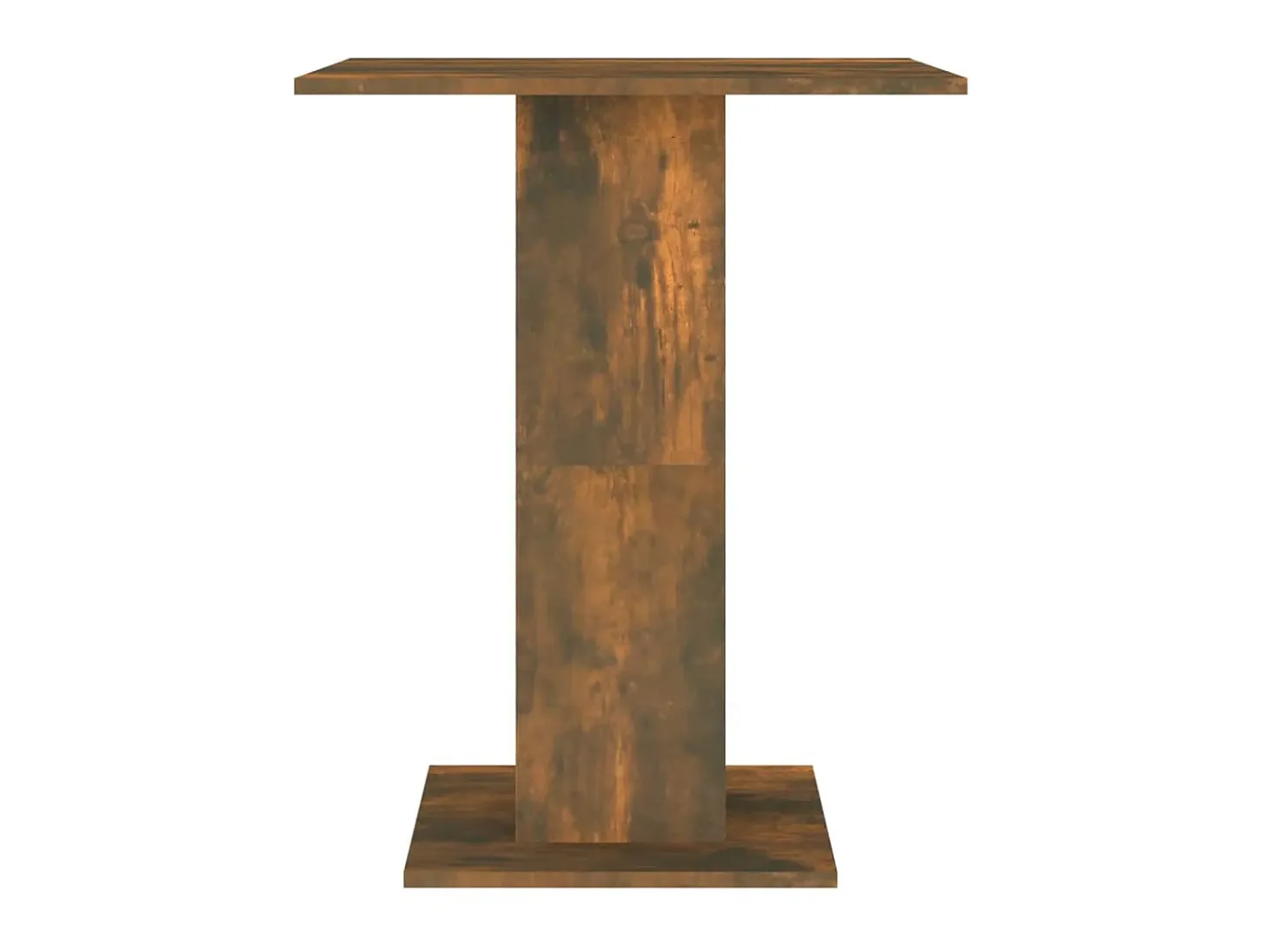 Mesa de bistró madera contrachapada roble ahumado 60x60x75 cm ES879396