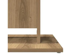 Mesa de bistró madera de ingeniería roble artisan 60x60x75 cm