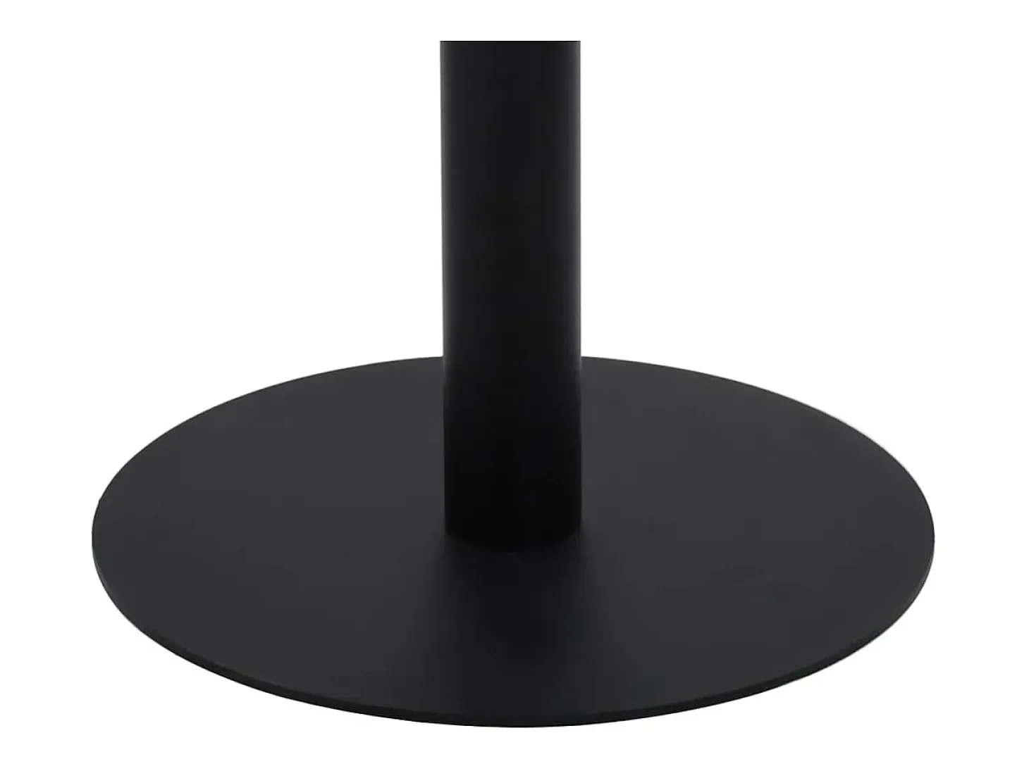 Mesa de bistró marrón claro de 80 cm de MDF
