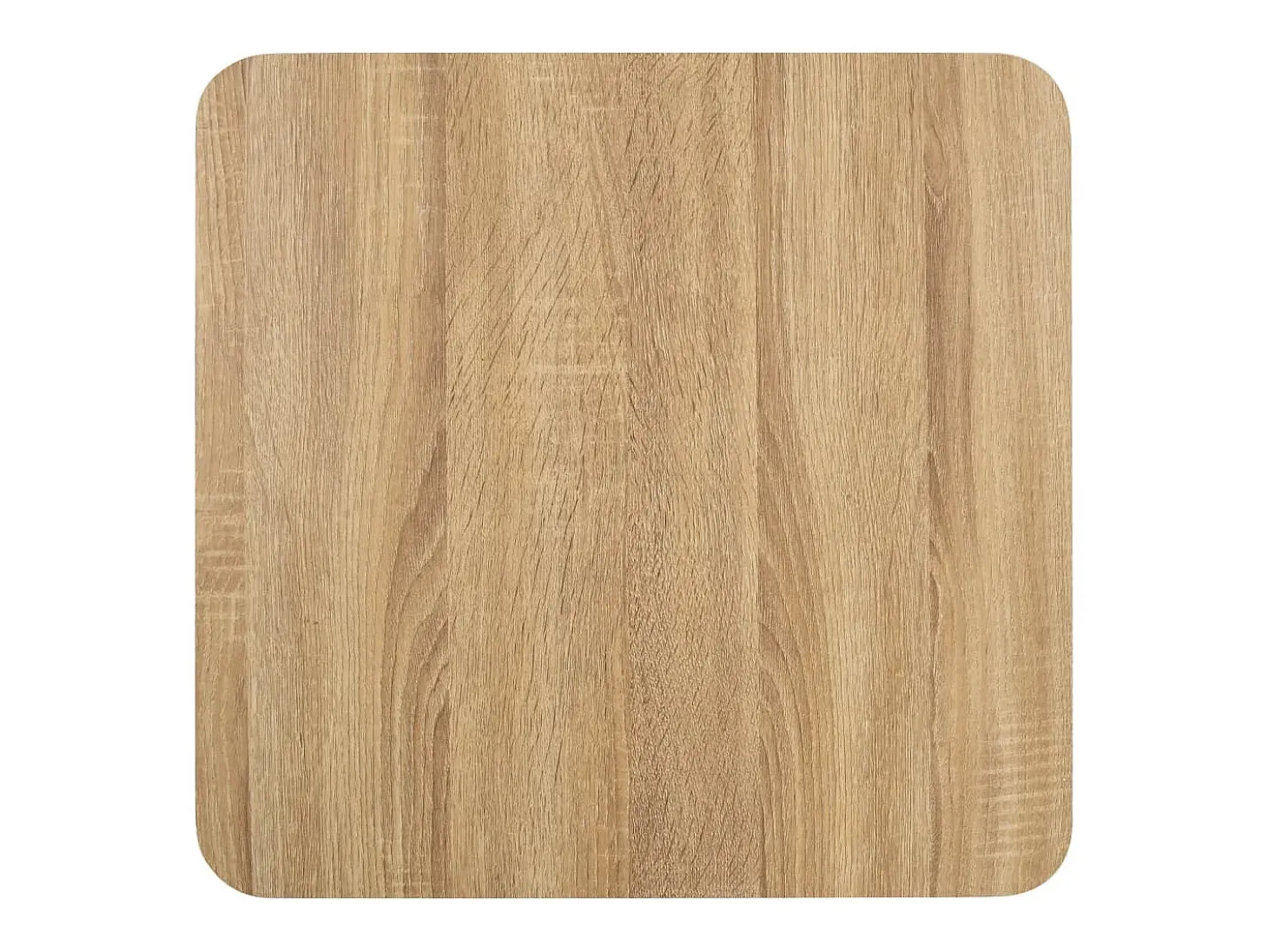 Mesa de bistró marrón claro 50x50 cm MDF