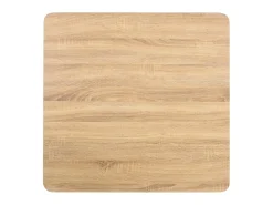 Mesa de bistró MDF marrón claro 80x80 cm ES601201