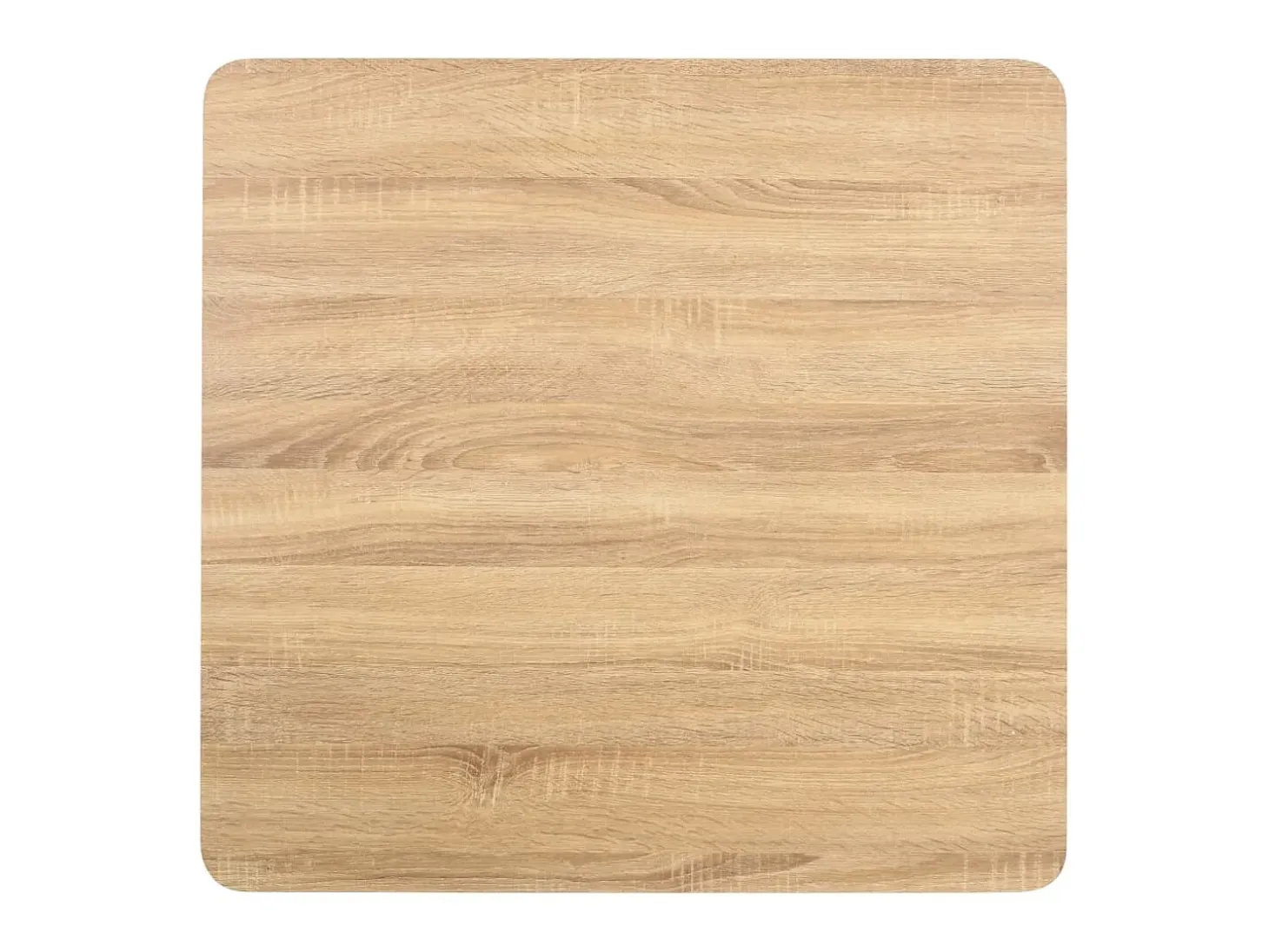 Mesa de bistró MDF marrón claro 80x80 cm ES442130