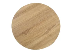 Mesa de bistró MDF marrón claro 60 cm