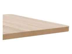 Mesa de bistró MDF marrón claro 80x80 cm