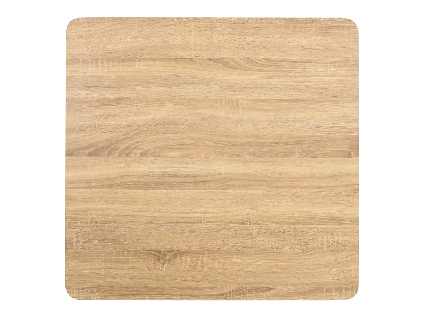 Mesa de bistró MDF marrón claro 80x80 cm