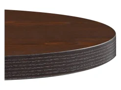 Mesa de bistró MDF marrón oscuro 60 cm ES806586