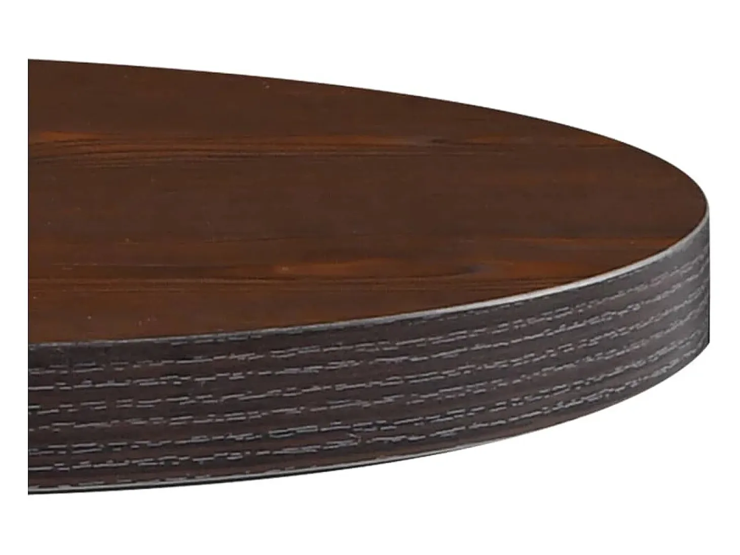 Mesa de bistró MDF marrón oscuro 60 cm ES806586