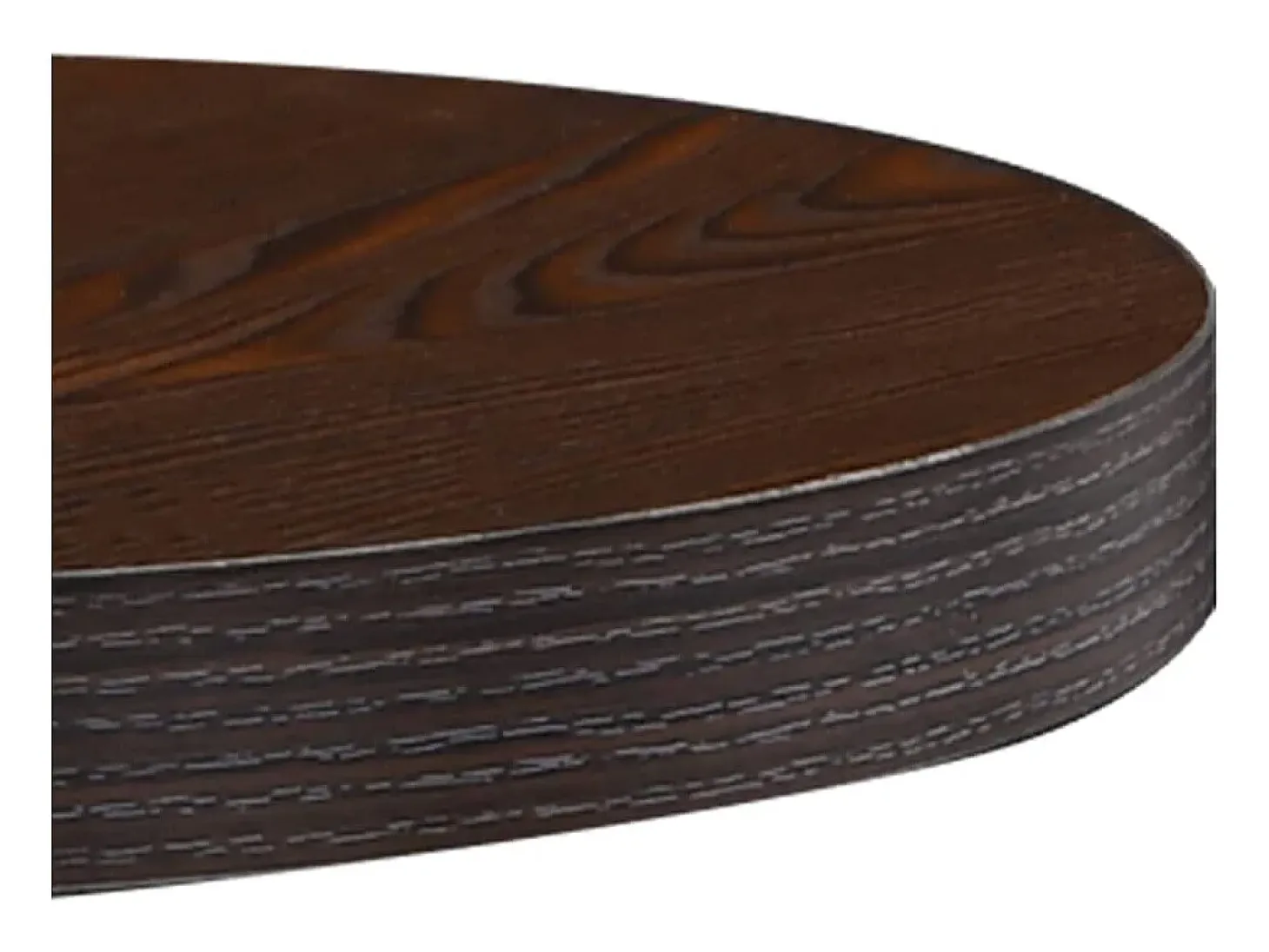 Mesa de bistró MDF marrón oscuro 40 cm