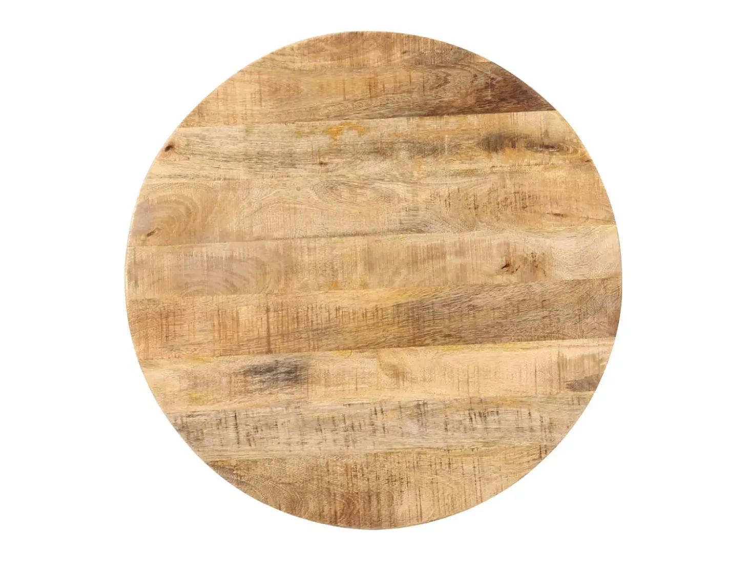 Mesa de bistró redonda madera de mango rugosa Ø70x75 cm