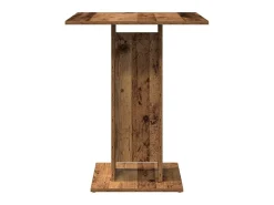 Mesa de bistro de madera antigua 60x60x75 cm madera de ingeniería