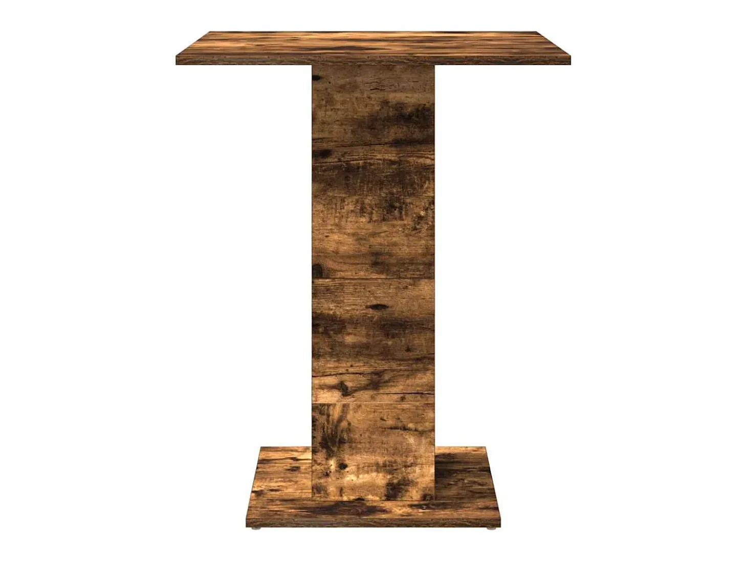 Mesa de bistro Roble ahumado 60x60x75 cm Madera de ingeniería