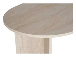 Mesa de comedor – 180 cm x 75 cm x 89,5 cm – Travertino – MDF