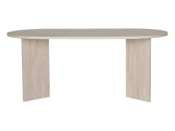 Mesa de comedor – 180 cm x 75 cm x 89,5 cm – Travertino – MDF