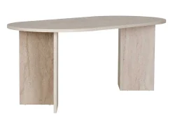 Mesa de comedor – 180 cm x 75 cm x 89,5 cm – Travertino – MDF