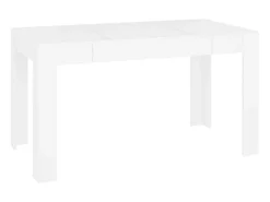 Mesa de comedor Blanca 140x74,5x76 cm Madera de ingeniería