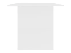 Mesa de comedor blanca 180x90x76 cm Madera de ingeniería