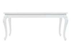 Mesa de comedor blanco brillante 179x89x81 cm
