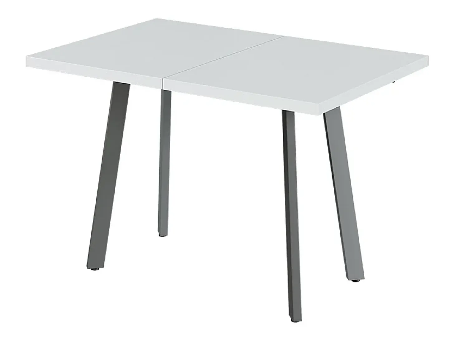 Mesa de comedor blanco/gris 160x80x76 tisko