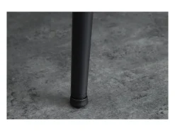 Mesa de comedor CALDERO 120 cm – Mesa contemporánea con aspecto de roble salvaje y metal