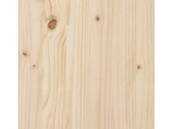 Mesa de comedor con estructura en Y 180x90x75 cm madera maciza de pino acero