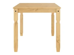 Mesa de comedor Corona madera maciza de pino 160x80x75 cm