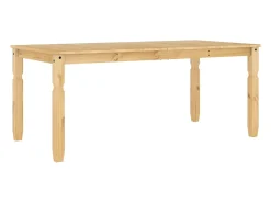 Mesa de comedor Corona madera maciza de pino 180x90x75 cm