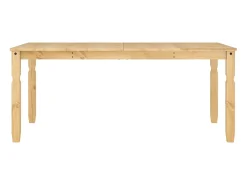 Mesa de comedor Corona madera maciza de pino 180x90x75 cm