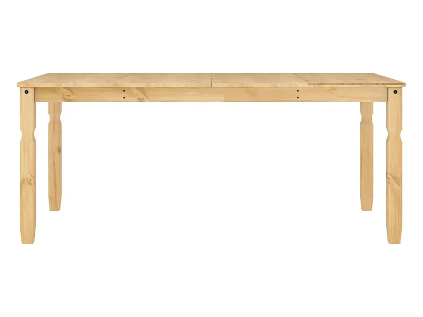 Mesa de comedor Corona madera maciza de pino 180x90x75 cm