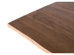 Mesa de comedor de acacia y patas de metal 240 cm