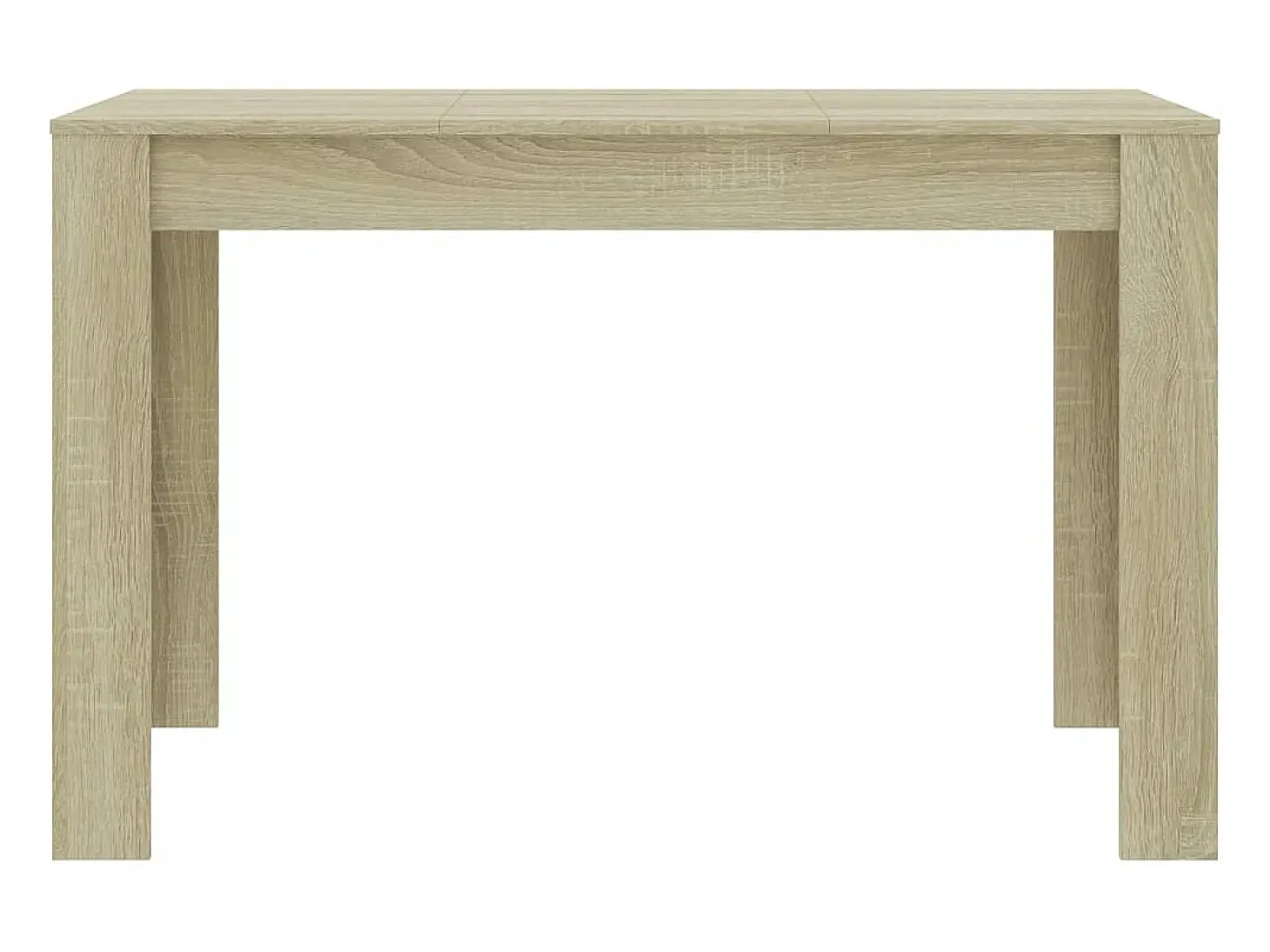Mesa de comedor de aglomerado color roble Sonoma 120x60x76 cm