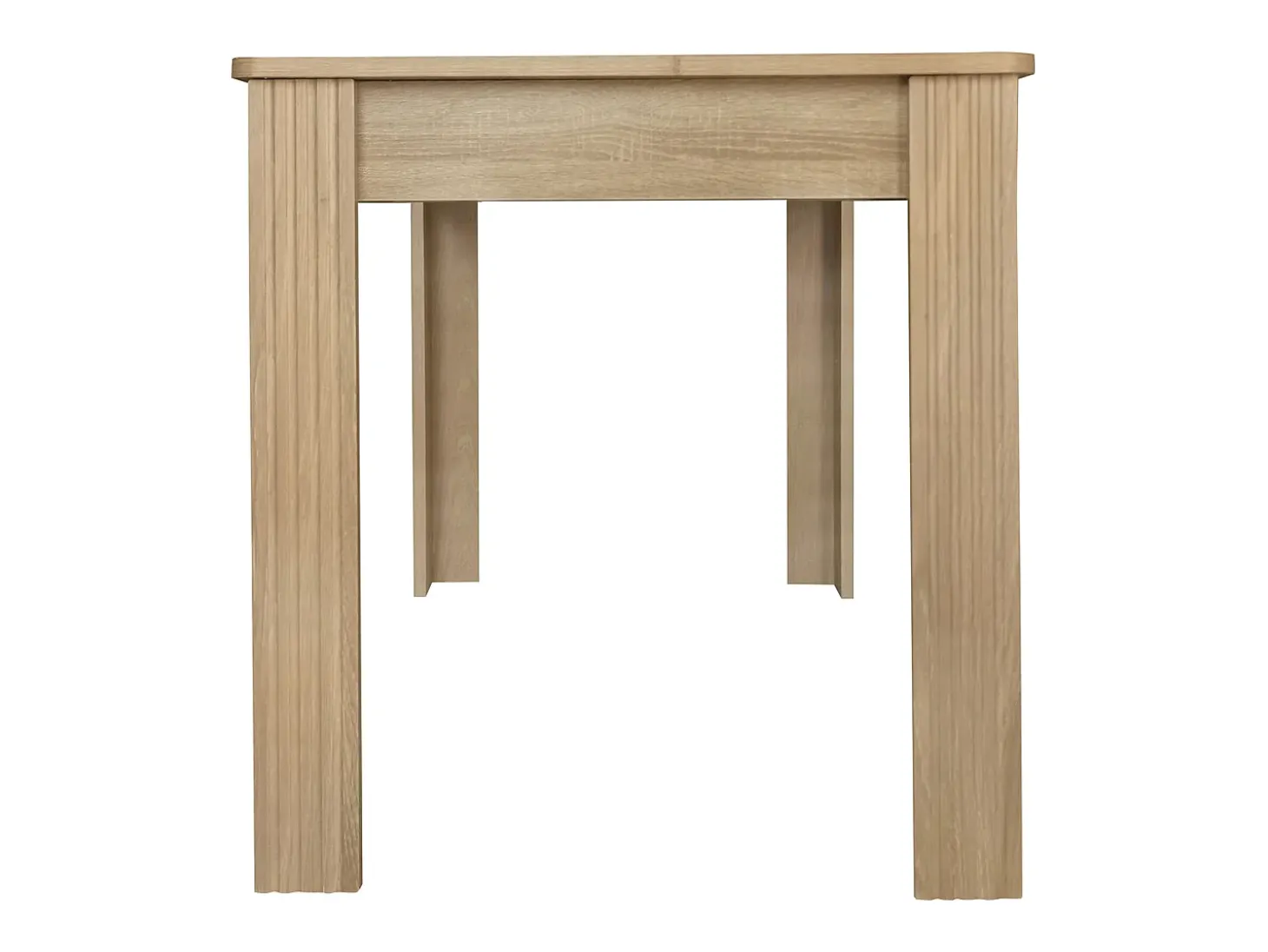Mesa de comedor de cuatro patas estilo moderno color natural