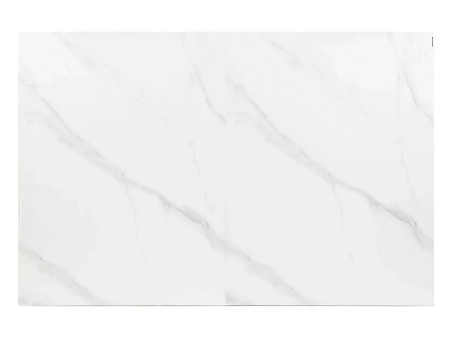 Mesa de comedor de diseño de mármol blanco y negro 120-160cm Holly SG