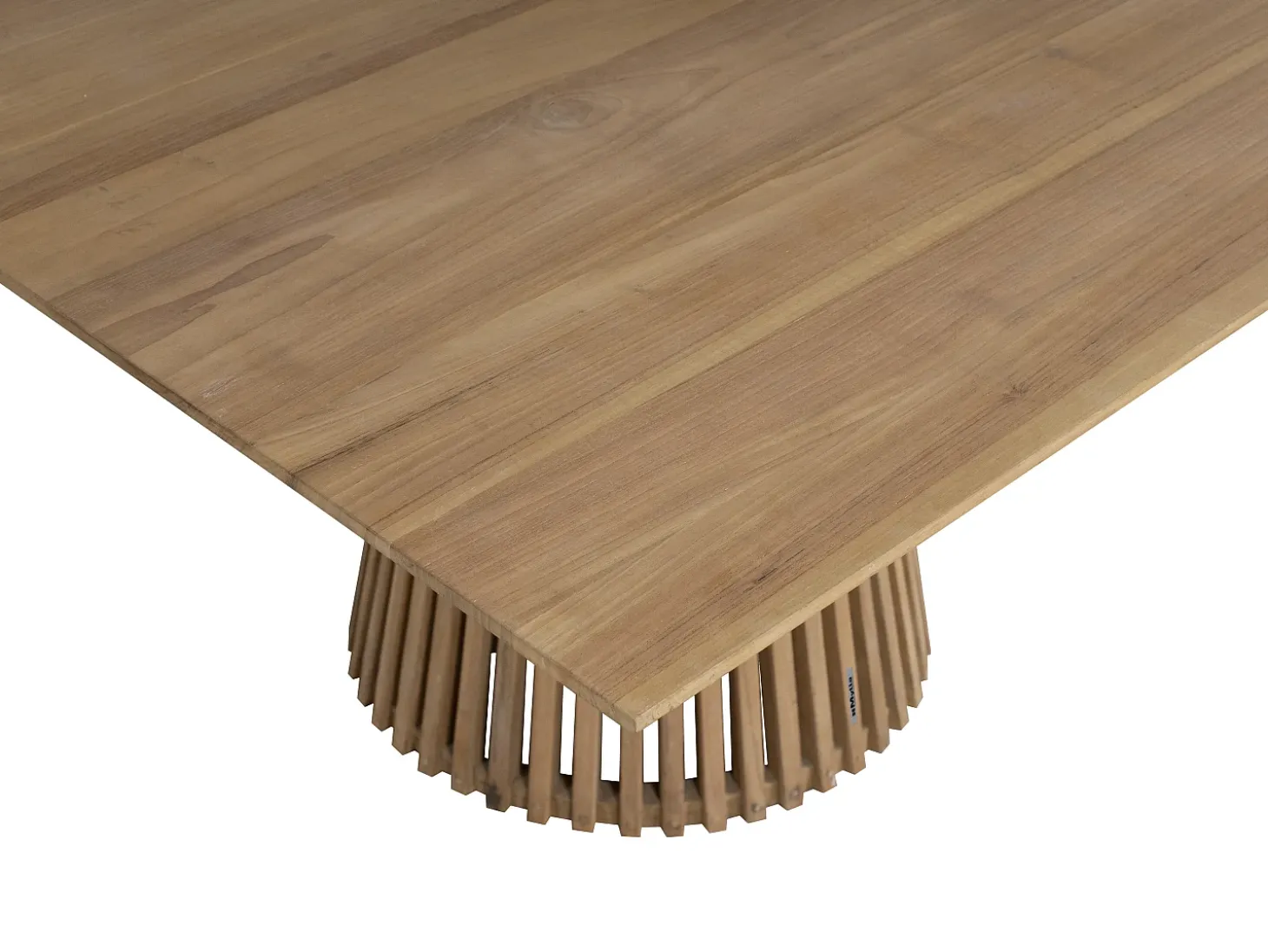 Mesa de comedor de jardín en teca L.135 cm - Natural claro - TRIANI de MYLIA