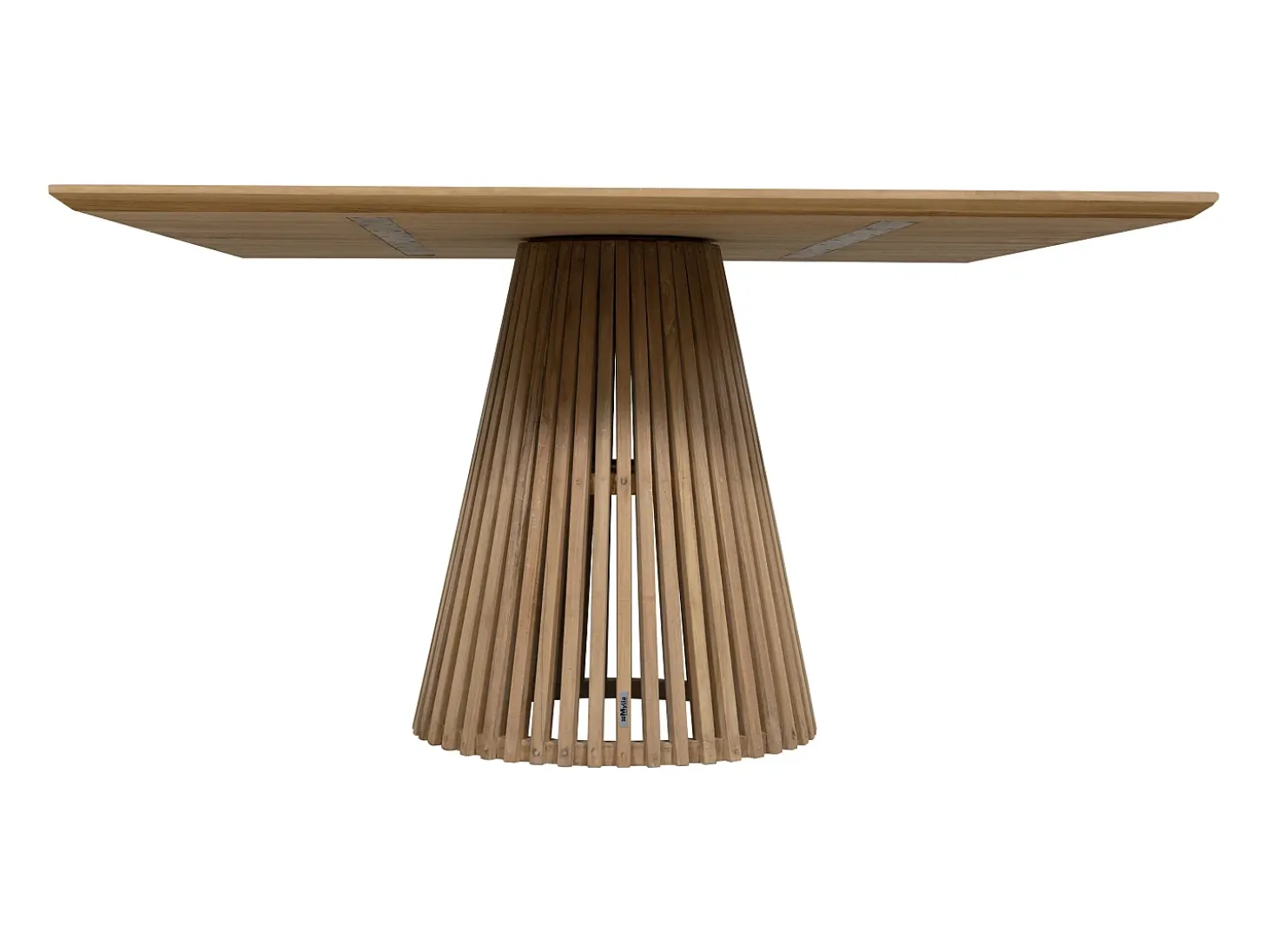 Mesa de comedor de jardín en teca L.135 cm - Natural claro - TRIANI de MYLIA