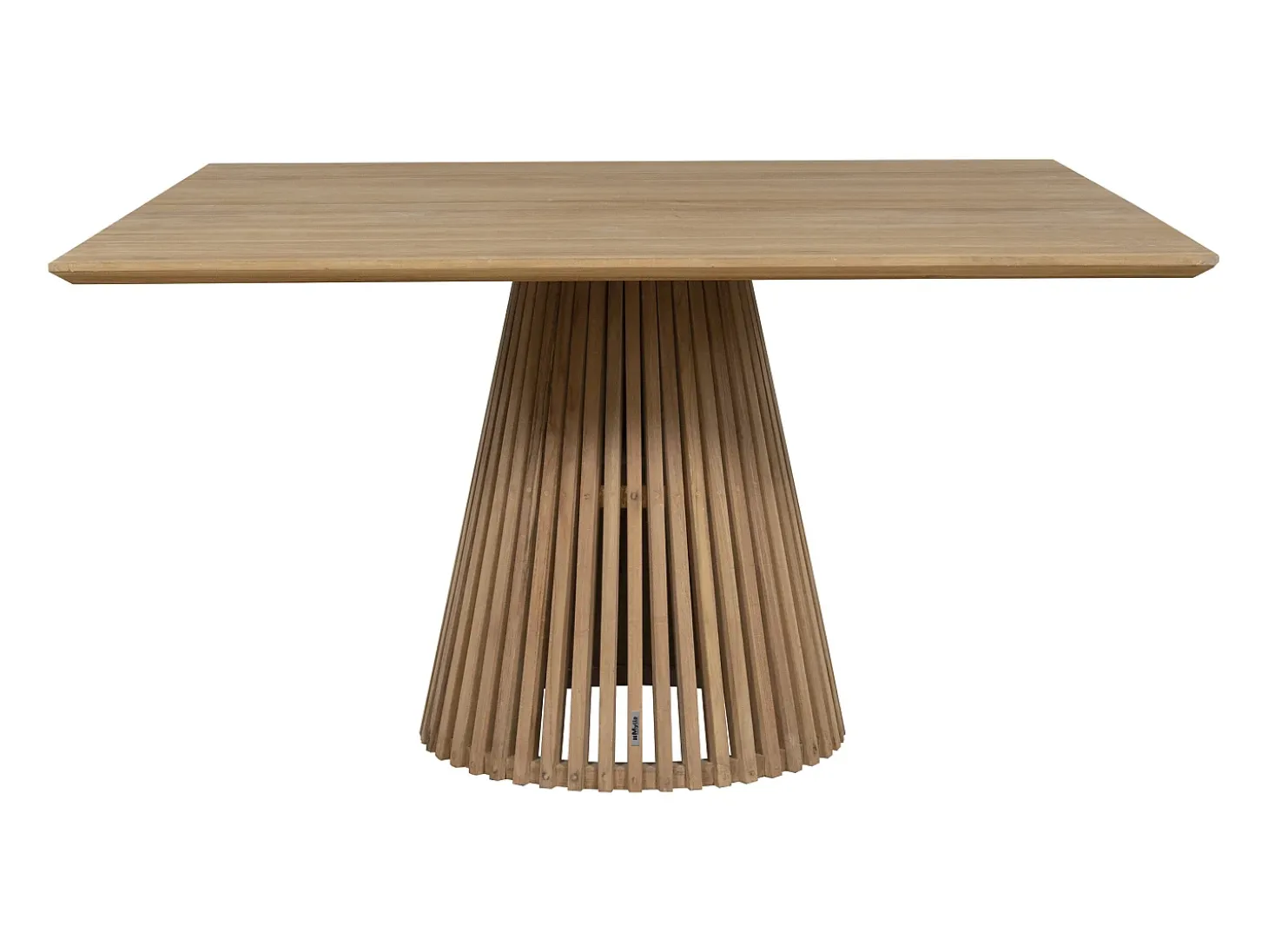 Mesa de comedor de jardín en teca L.135 cm - Natural claro - TRIANI de MYLIA