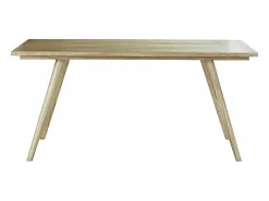 Mesa de comedor de madera mindy maciza para 8 personas