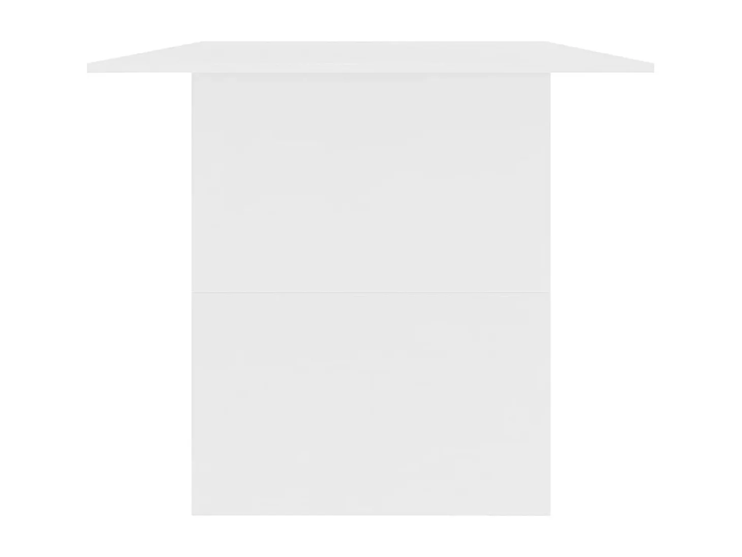 Mesa de comedor de madera de ingeniería blanco 180x90x76 cm ES566470