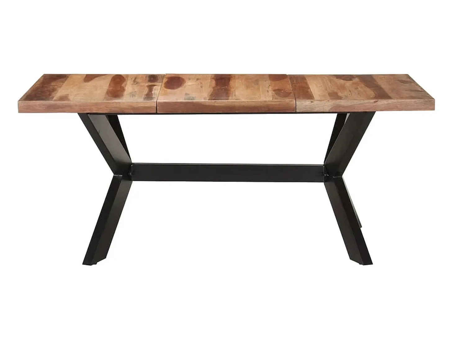 Mesa de comedor de madera acacia acabado miel 180x90x75 cm