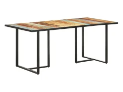 Mesa de comedor de madera maciza reciclada 180 cm