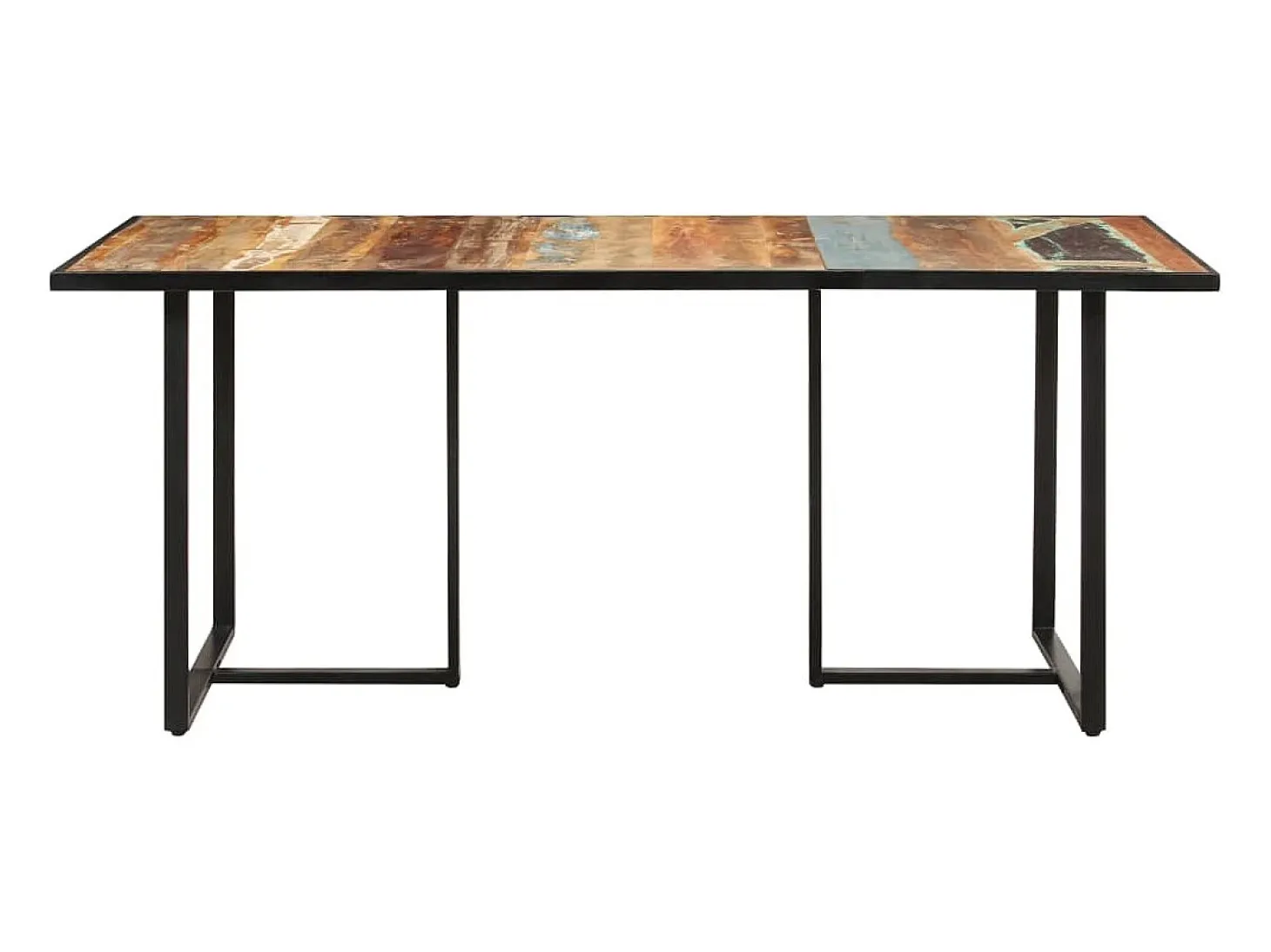 Mesa de comedor de madera maciza reciclada 180 cm